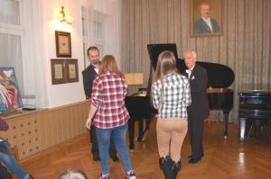171st Concert for the Youth 'How to Listen to Music?”, Music and Literature Club in Wroclaw 9th Dec 2015 <br> Thomas Kamieniak - piano, Juliusz Adamowski - commentary. Photo by Pawel Bereziuk.